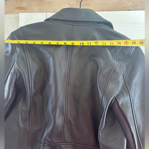 Theory Leather Moto Jacket - NWOT - Picture 7 of 8